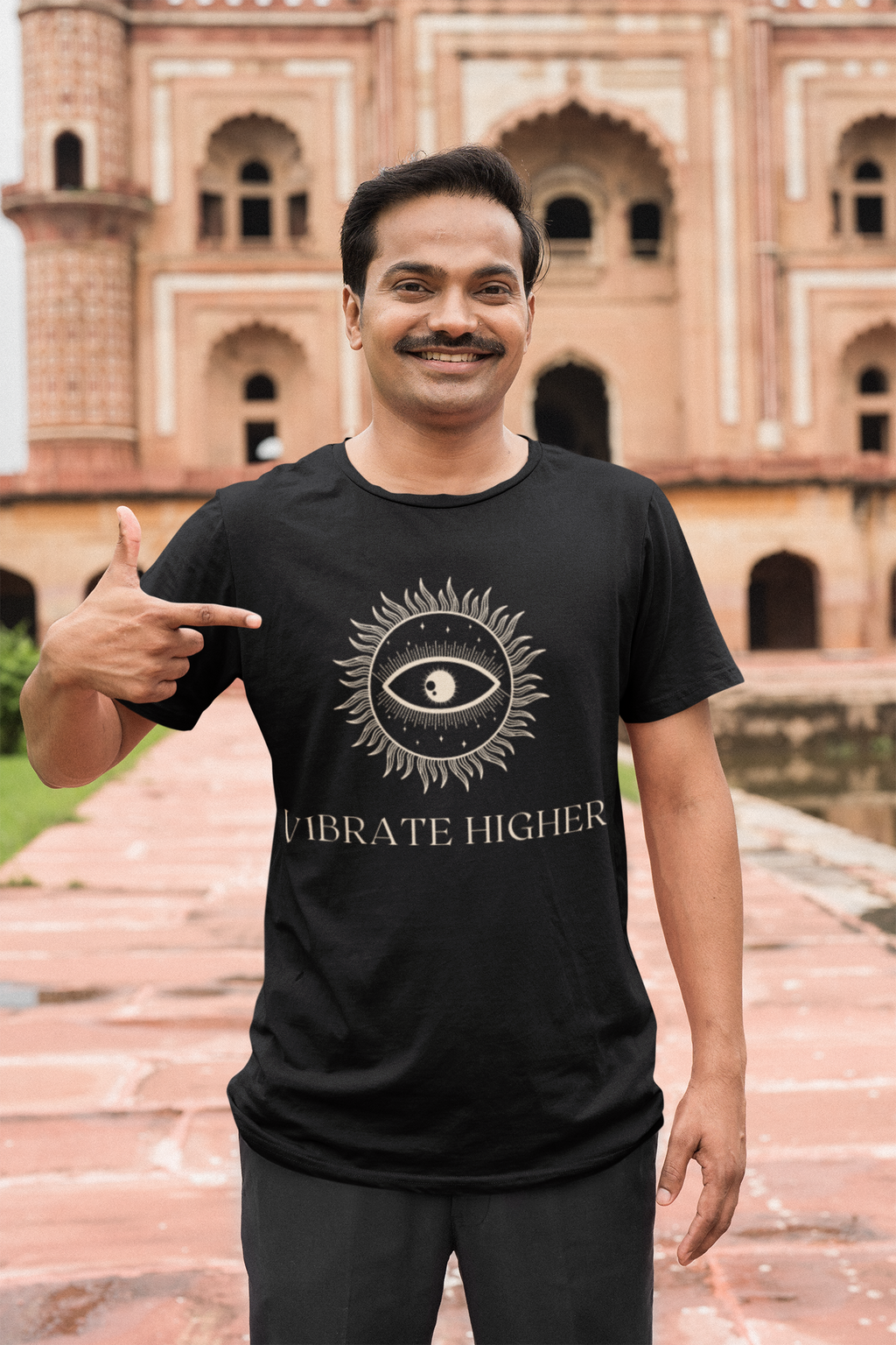 Vibrate Higher - Conscious Living Tee